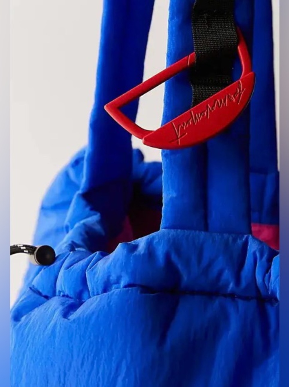 FP Movement by Free People Crescent Carabiner ~ BLUE ~ NWT** - Picture 3 of 5